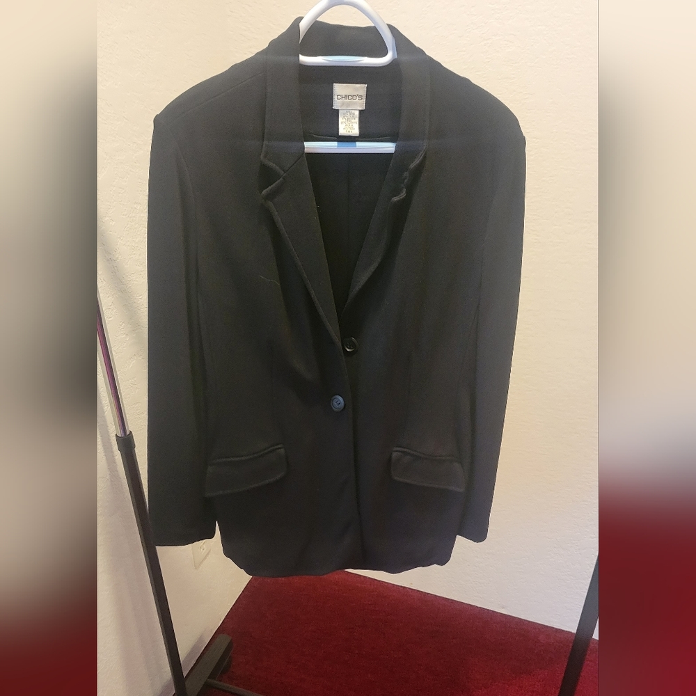 Chico knit blazer.